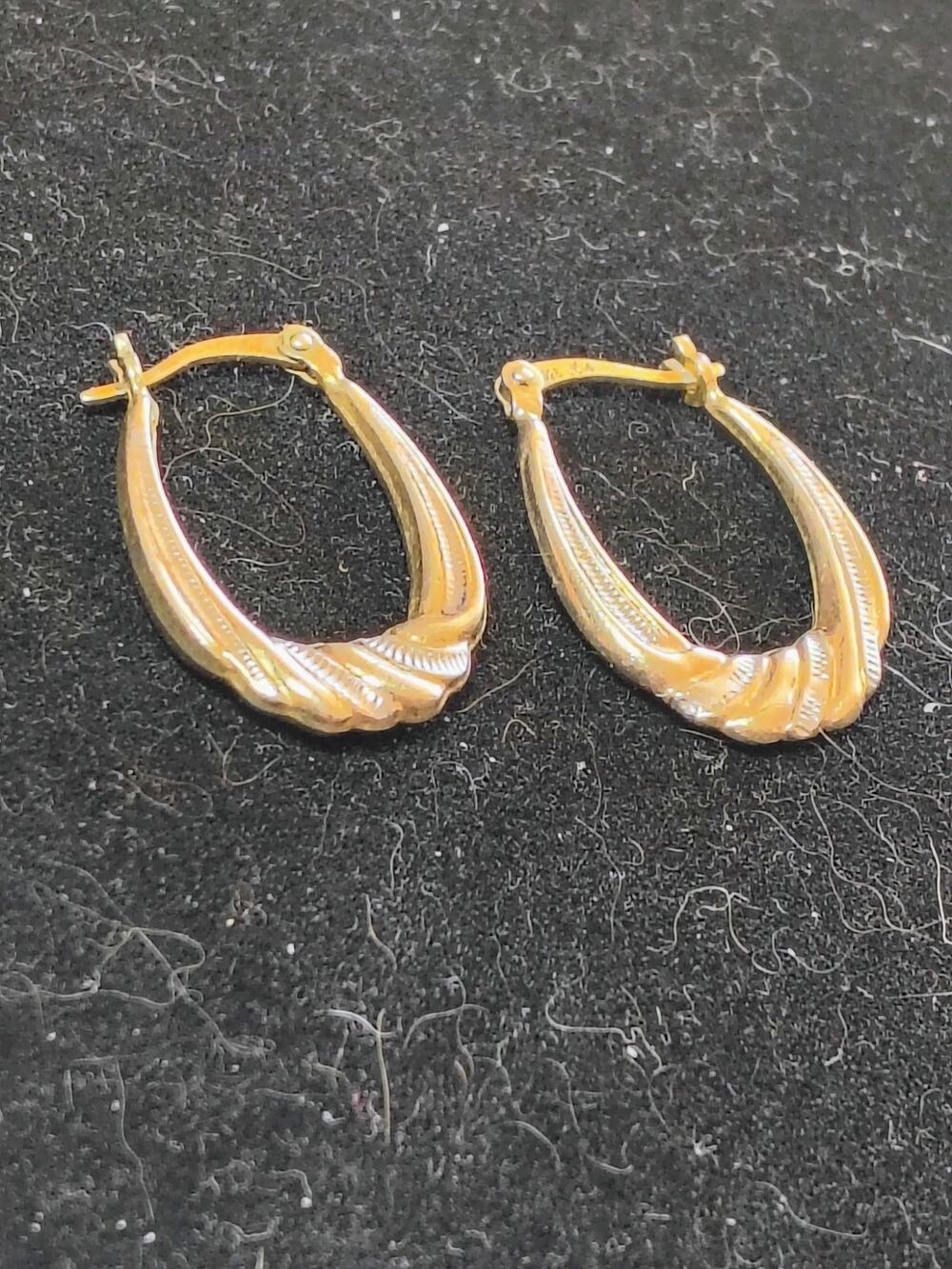 Jacmel JCM 925 Sterling Silver Twisted Hoop Earrings